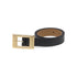 Cintura nera da donna con fibbia oro Swish Jeans, Borse e accessori Donna, SKU b531000097, Immagine 0